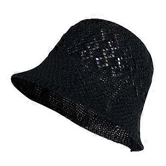 Sonnenhut für Frauen Modischer gestrickter Atmungsaktiver Fischerhut Eimerhüte für Strandurlaub Packbares Sommeraccessoire Khaki