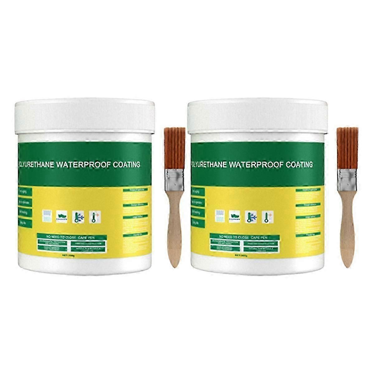 300G Waterproof Coating Sealant Agent Transparent Invisible Paste Glue with Brush Adhesive Repair H