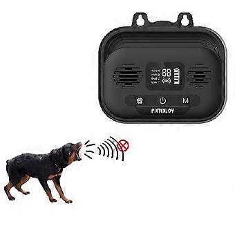 Pet Products Ultrasonic Bark Stopper Dog Trainer Indoor And Outdoor Dog Repeller, Specification: Black Smart Edition