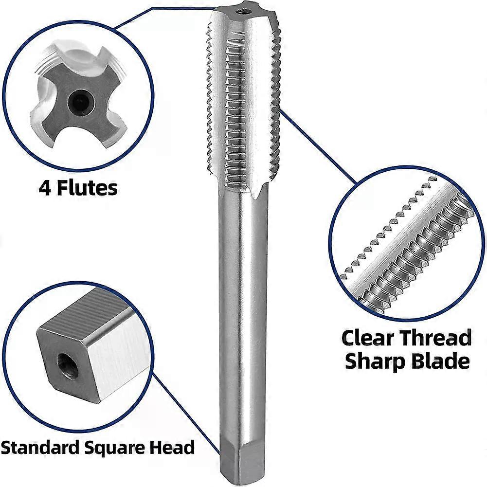 11/16-24 UNEF Tap And Die Set Right Hand For Thread Making Repairing Machine Workshop Metalworking Workshop Manual Tools