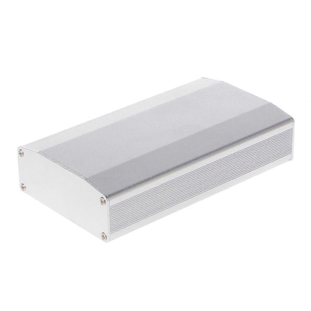 110x64x25.5mm DIY Aluminum Enclosure for Case Electronic Project PCB Instrument Silver