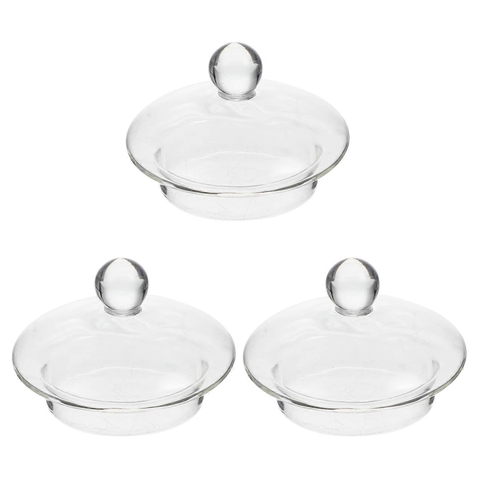 Replaceable Teapot Lids 3-Piece Set For Home Tea Colander Protector Compatible With Most Teapots