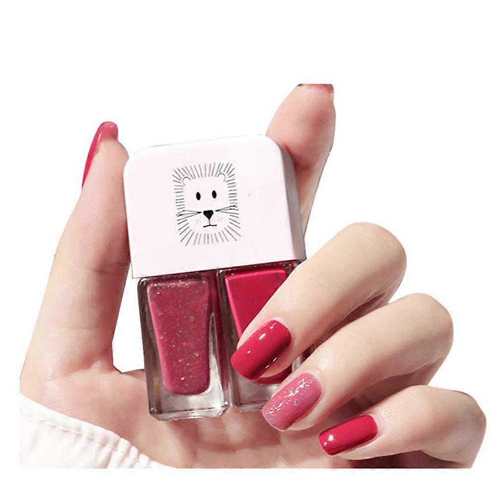Non-toxic, quick-drying, shiny, long-lasting nail polish