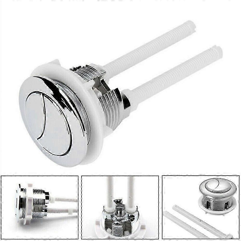 Universal Durable Replacement Dual Flush Push Button Bathroom Cistern Flush Tw
