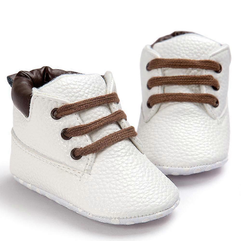 Infant Unisex White Soft Sole Shoes