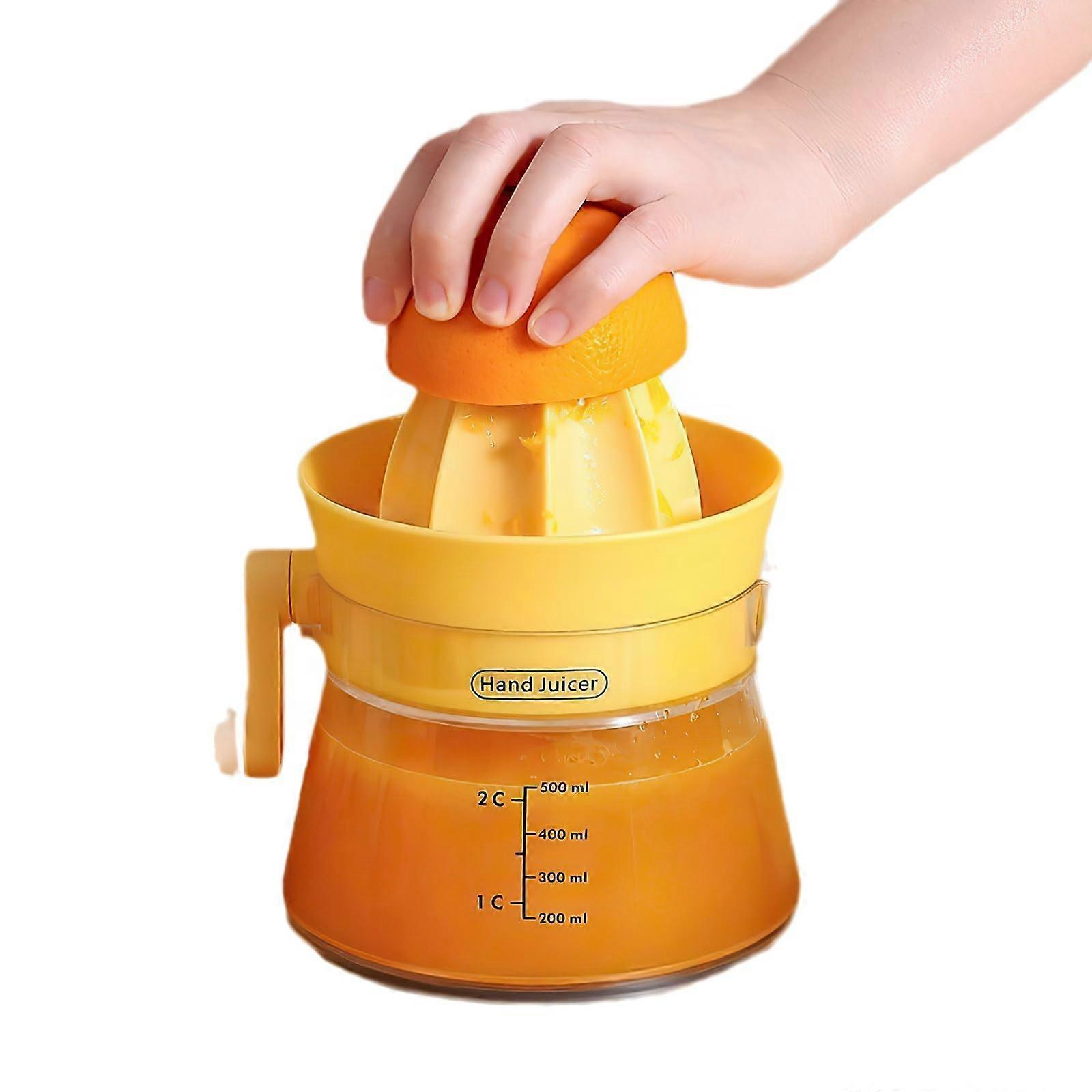 Citrus manual juicer lemon squeeze, Hand portable manual press orange squeezing for maximum extraction