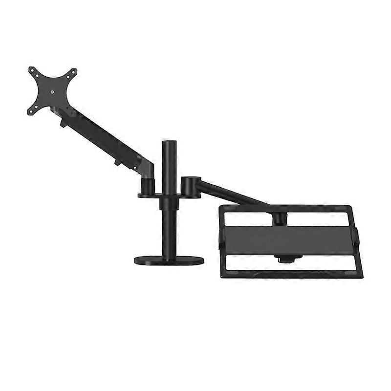 OL-3S Soporte de computadora de escritorio ajustable en altura de aluminio para monitor de 17-32 pulgadas y 12-17 pulgadas