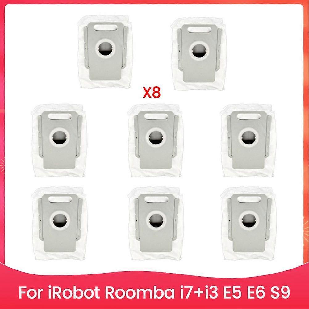 Vacuum Dust Bag for IRobot Roomba I7+I3 E5 E6 S9 Spare Parts 8PCS