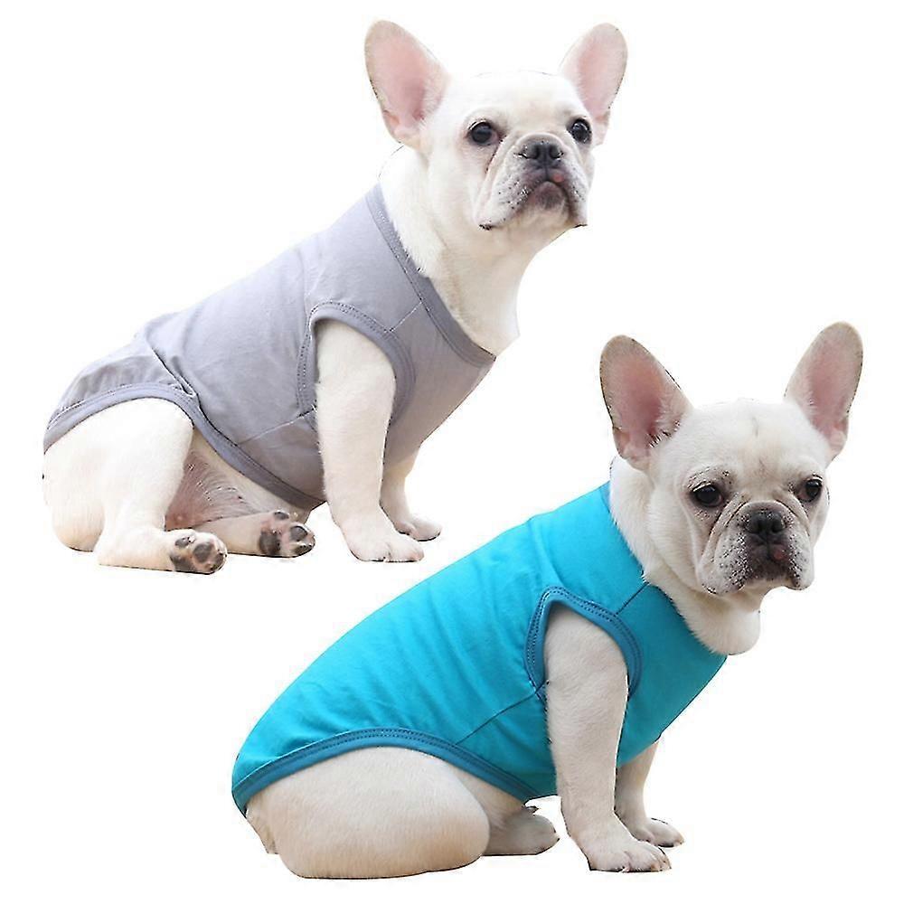 2 Stück Haustierkleidung Solid Dog