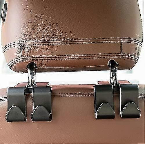 2 Sets Of Four Hooks Headrest Hooks For Car, Car Purse Hook, Multifunctional Universal Car Headrest Hook Capable Of Holding Mobile Phones
