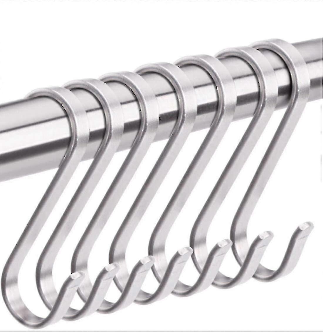 S-hook 10 S-shaped Stainless Steel Hooks, Hanging Tool Hooks