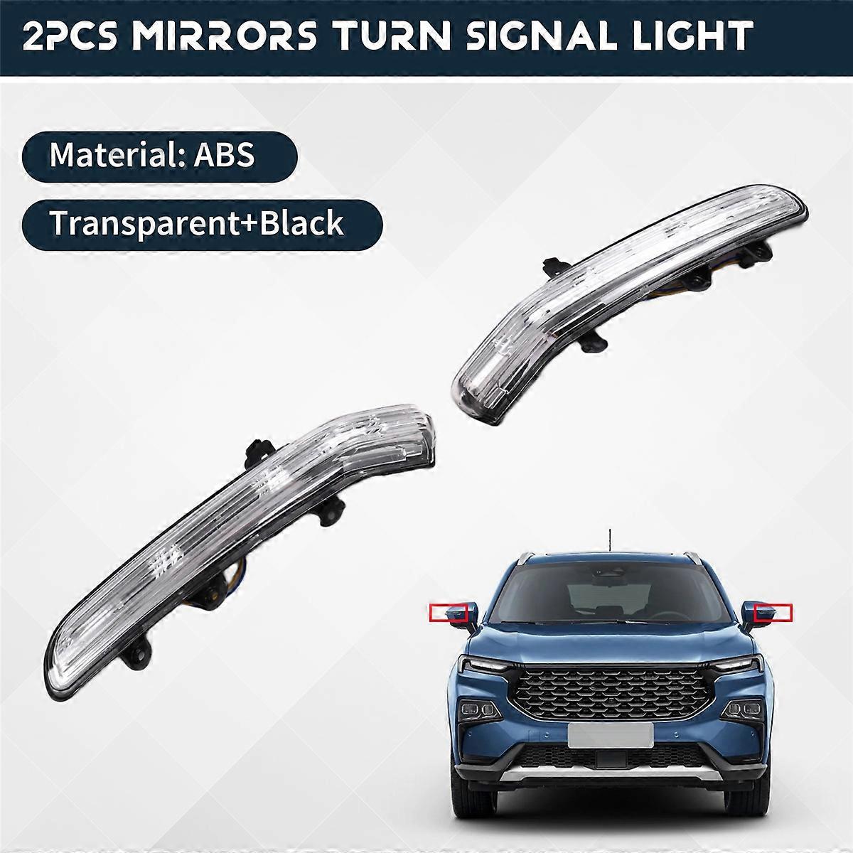 For Territory Jiangling S330 2019-2023 Rearview Mirror Marker Lamp Front Side Mirrors Turn Signal Li