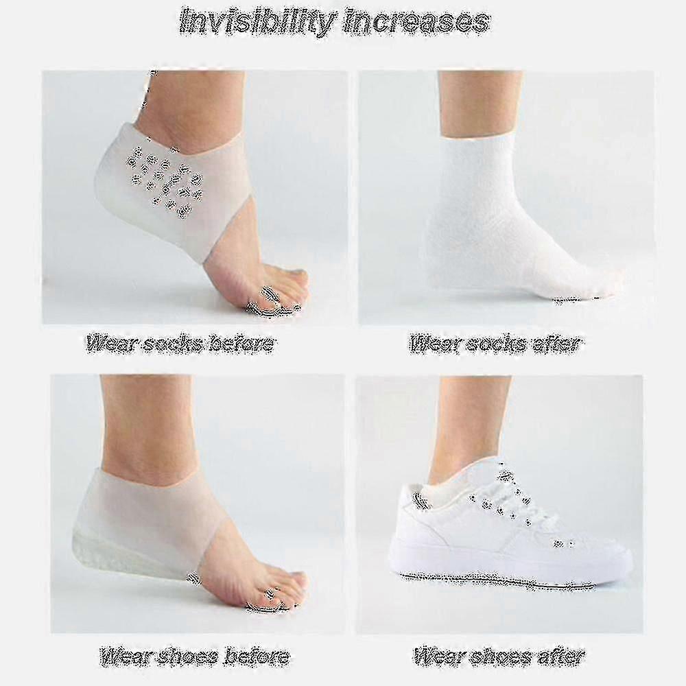 5cm fodseng forstærkere usynlig højde stigning indlægssåler Pad