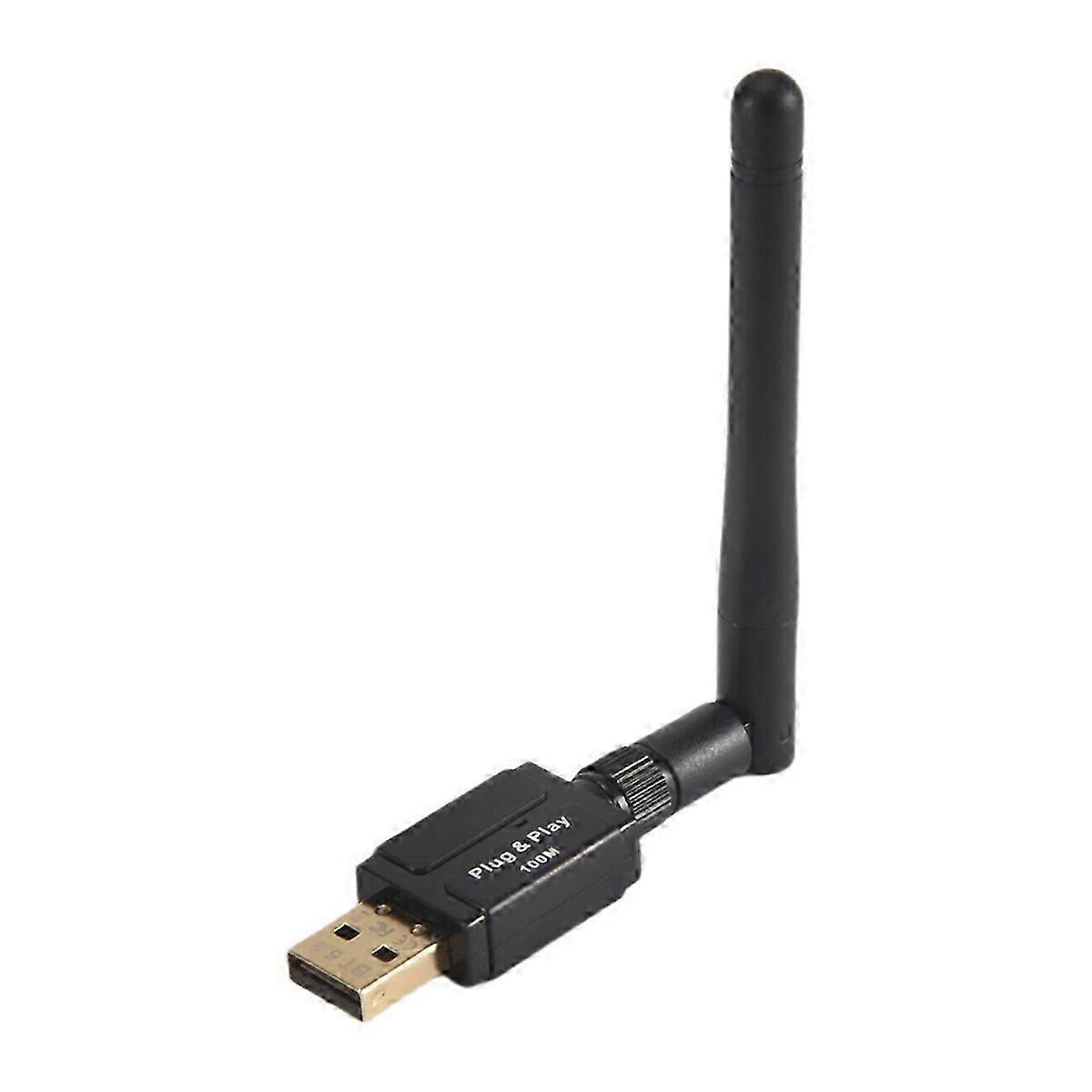 100m Usb Bluetooth 5.3 Adapter Usb Bluetooth Mitter Ontvanger Externe Antenne Bluetooth Adapter