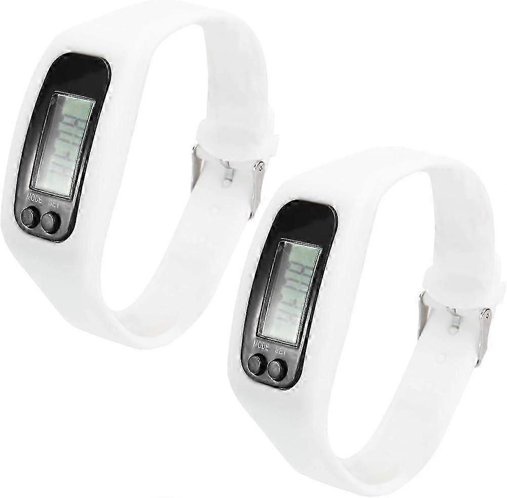 Fitness Tracker - 2PCS 3D Digital Watch Pedometer for Walking & Running Simply