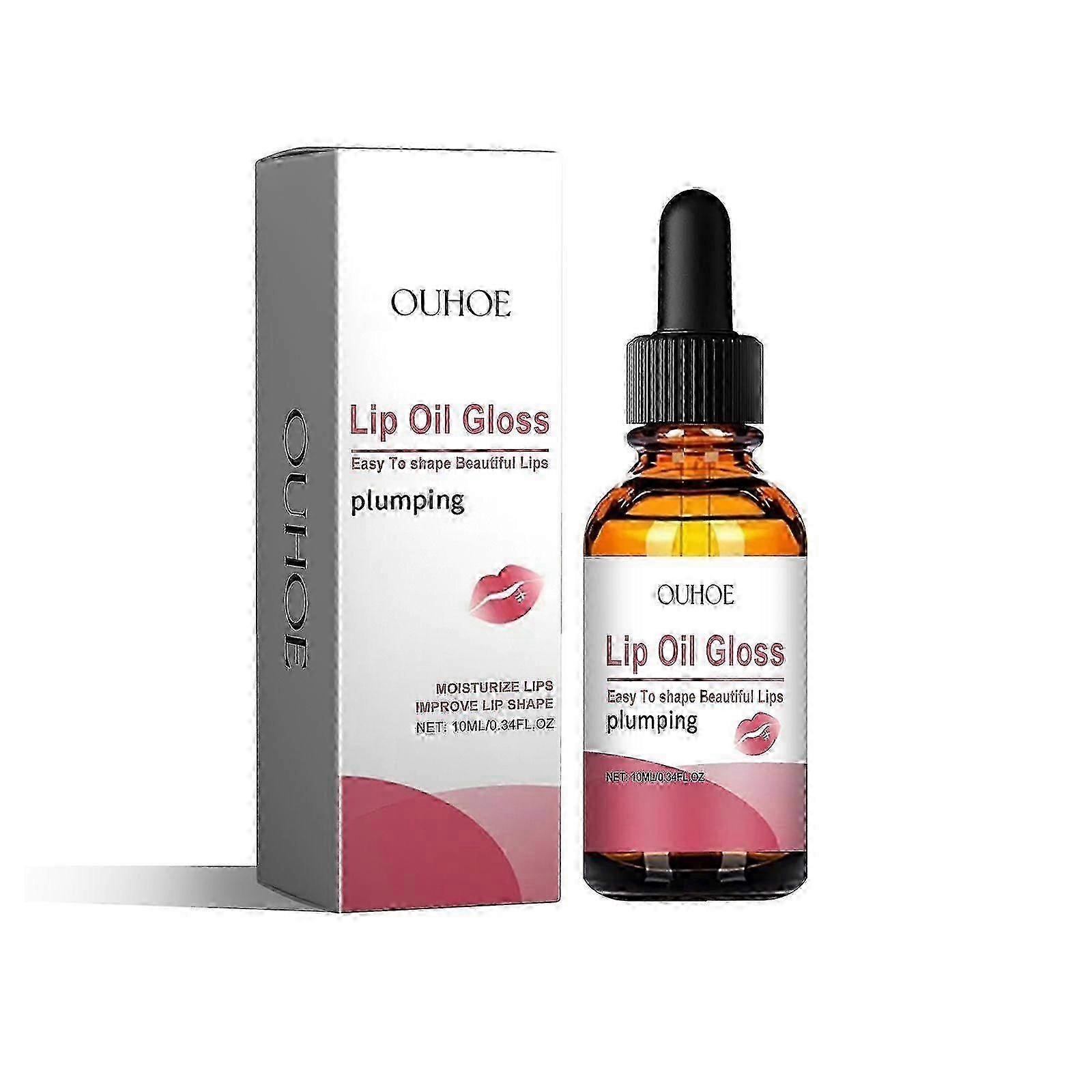 Lip Oil Gloss, Moisturizing And Hydrating Lip Care Lighten Lip Lines Hydrating And Anti-Cracking Essential Oil