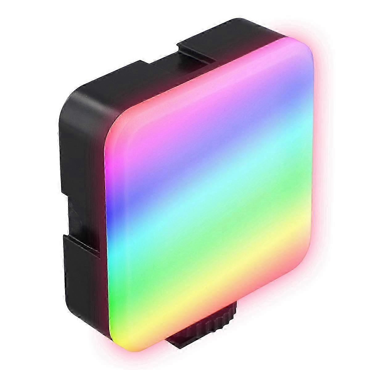 Full Color RGB LED Video Light 3000K6000K Mini Fill TypeC Pocket Camera Hot Shoe Light