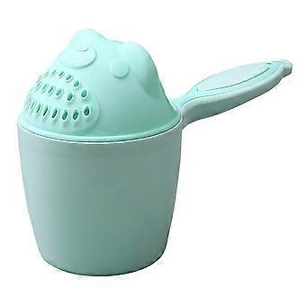 Shampoobeker, Groene Shampoobeker voor kinderen, Spoelbeker Babybadspoeler Wast Haarbeker door de ogen van baby's te beschermen