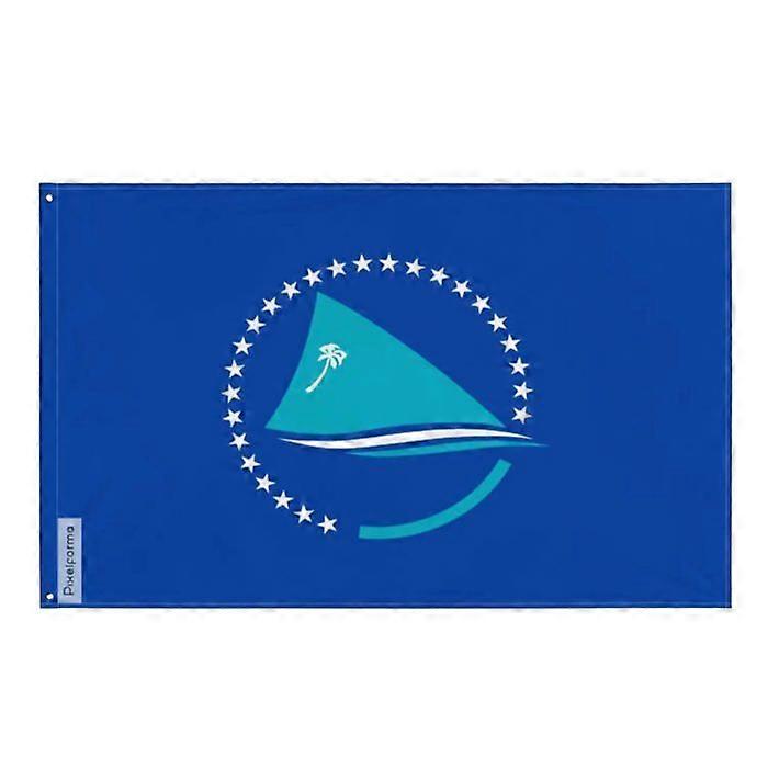 Flag - Pacific Community - 60 x 90 cm - Polyester - Double-sided print - Iron eyelets