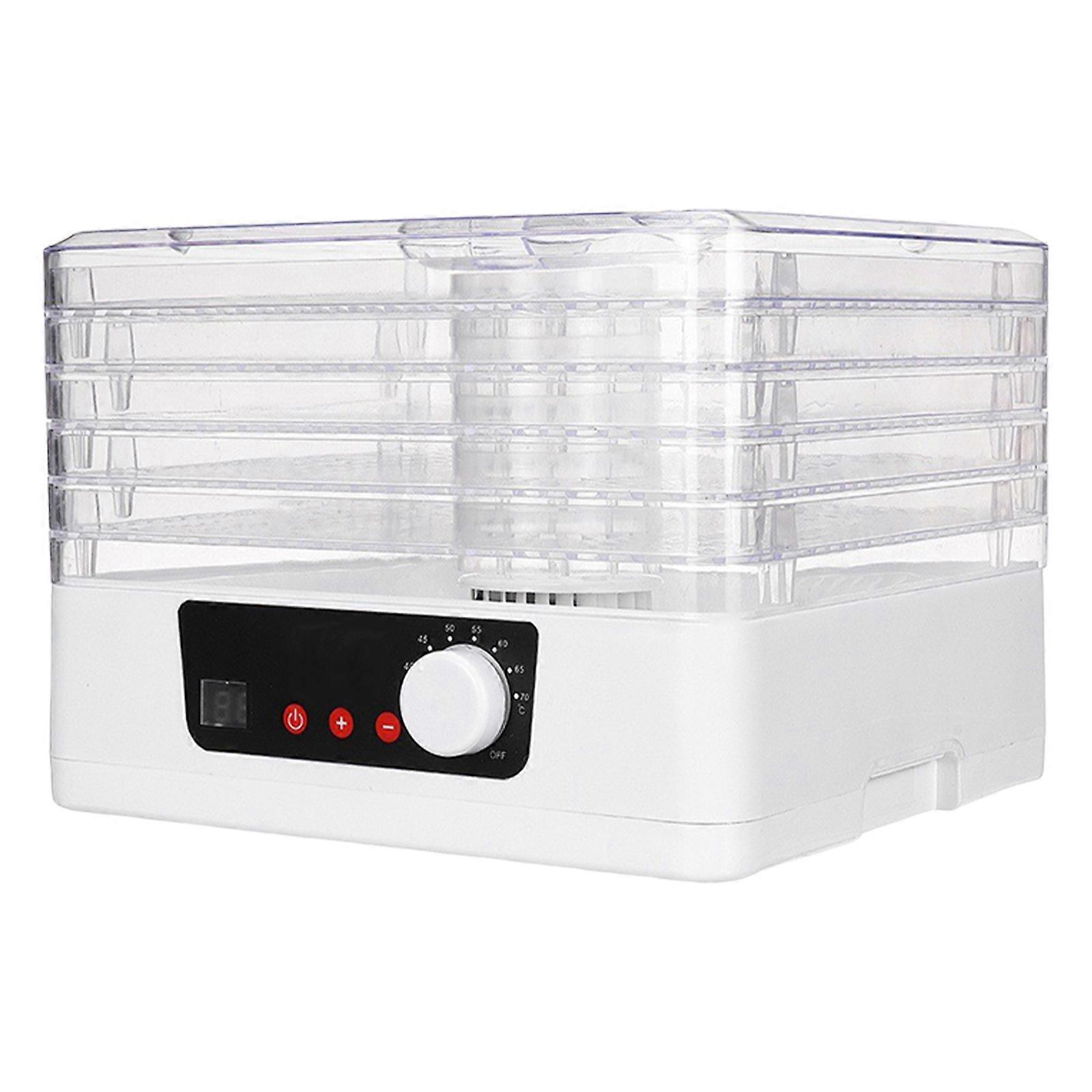 Portable 110V Multifunction Food Dehydrator With Adjustable Trays, Kitchen Appliance for Healthy Snacks Efficient Drying