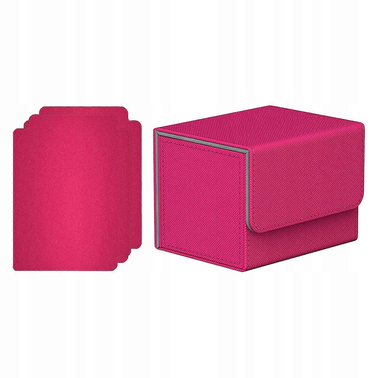 Card Deck Box, Card Deck Storage Box, Closure Pink