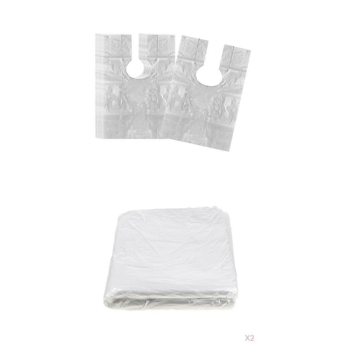 200pcs חד פעמי חיתוך שיער קייפ סלון שמלת שכמיות חלוק בד
