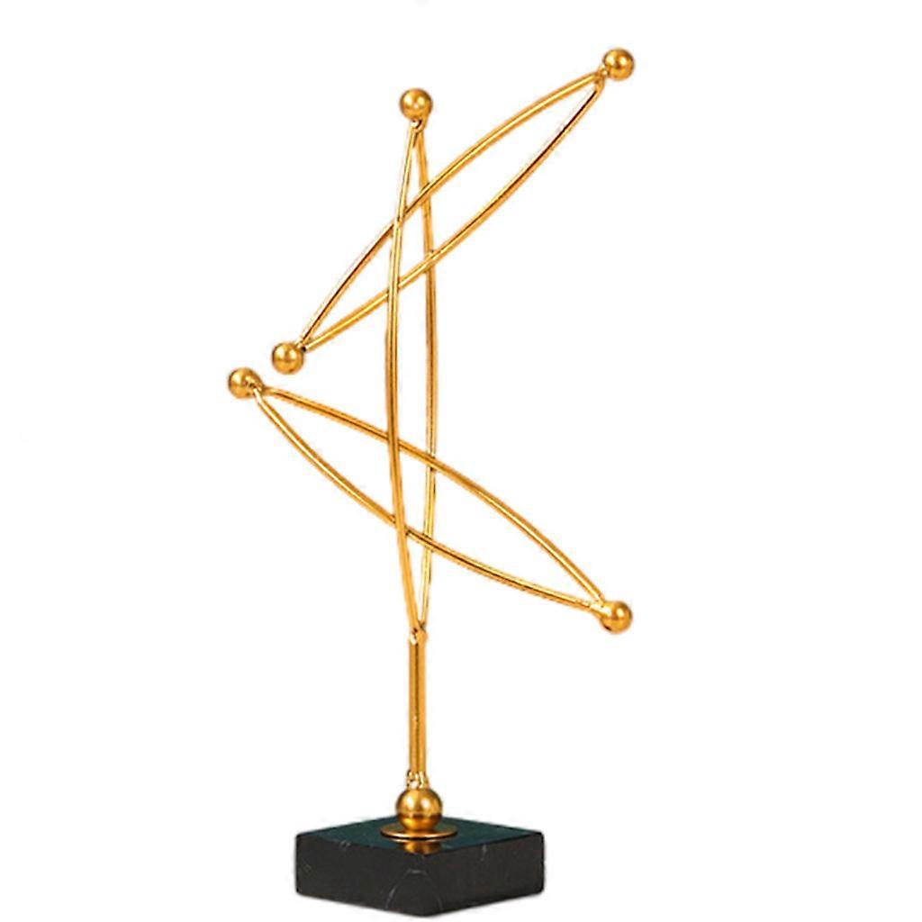 Metal Bracket Decoration Metallic Geometry Room