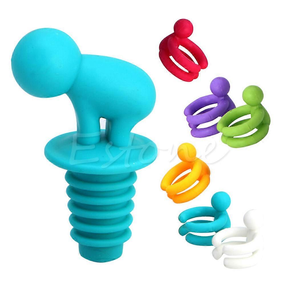 Beverage Bottle Sealer Food Grade Silicone Replacement Beverage Bottle Stoppers Wine Stoppers Easy to Use and Clean Multi