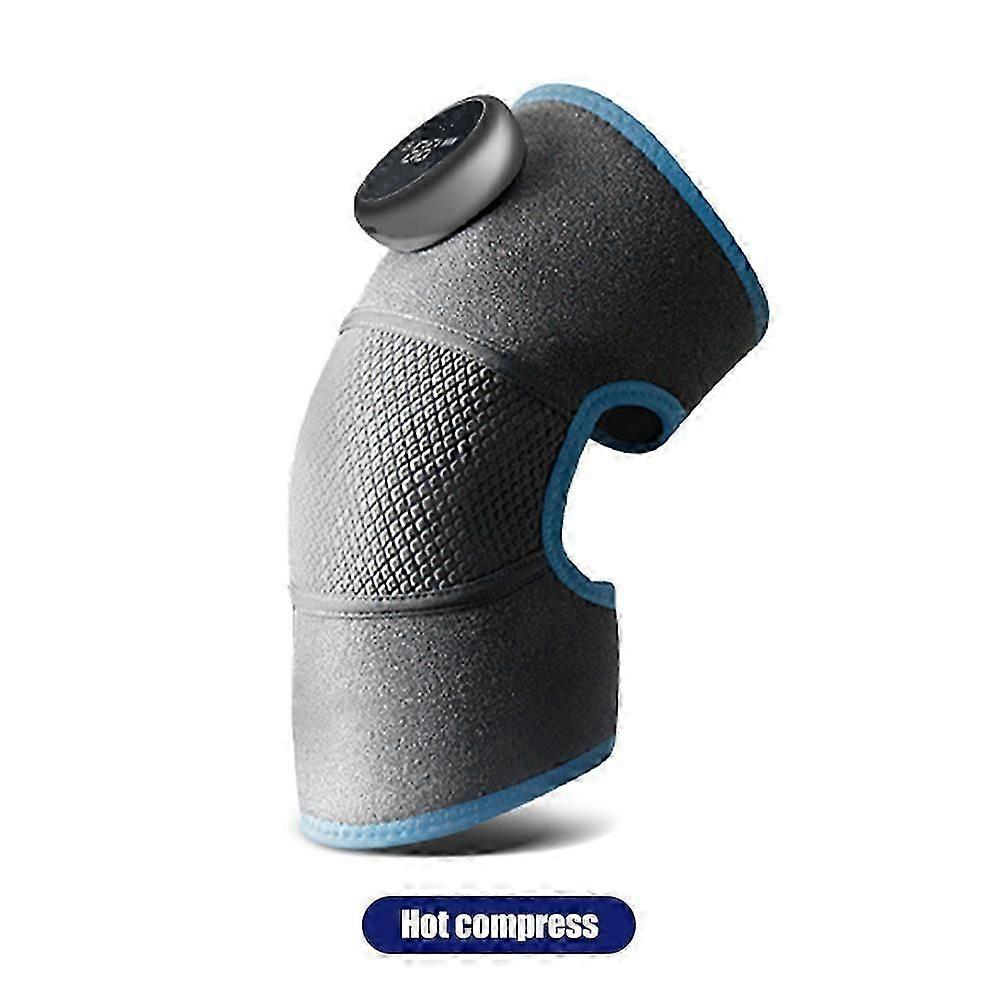 磁気湿布温熱療法膝パッドマッサージャー関節炎の痛みを和らげる振動脚関節ブレースサポートヒートフットレッグマッサージ