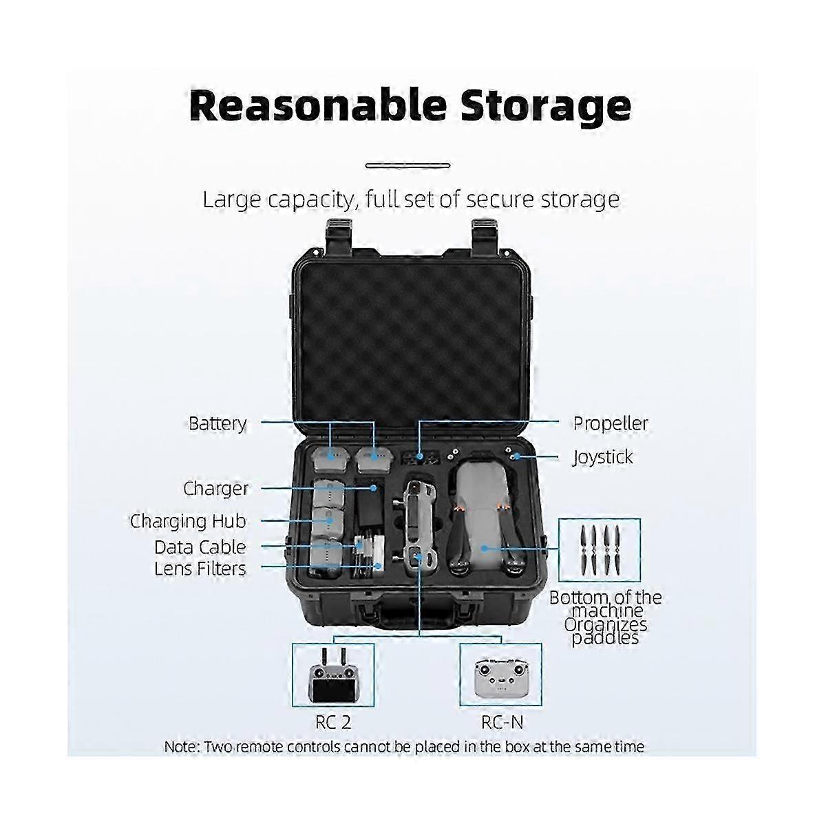 For Air 3 Case Portable Handheld Explosin-Proof Box for Air 3 Box Accessories Storage Case