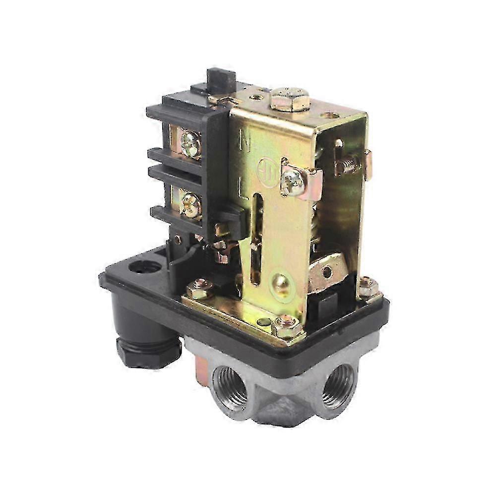 240V 175 PSI kraftig sort luftkompressor trykafbryder kontrolventil