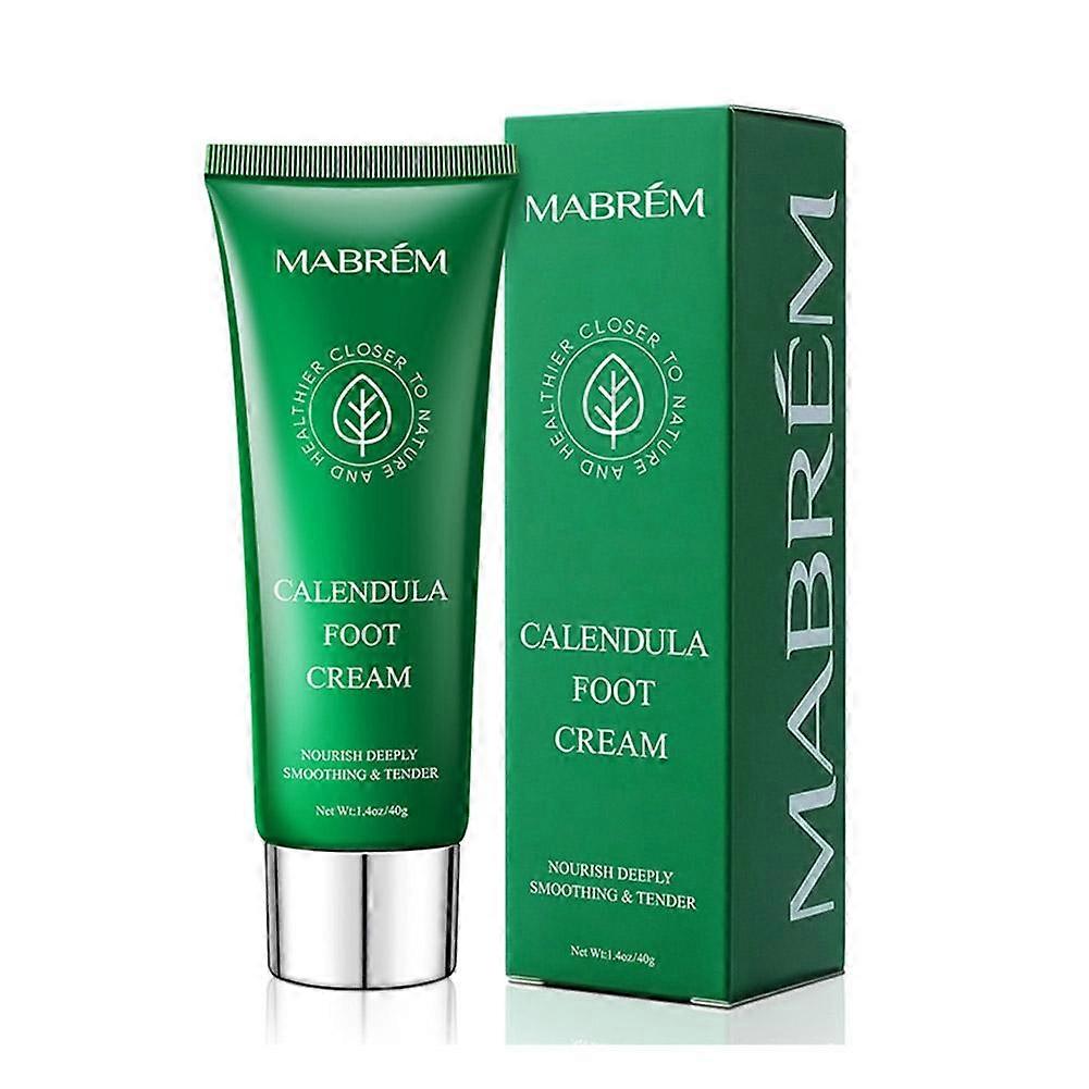 40g(A)$MABREM Calendula Softening Nourishing Foot Cream Exfoliating Scrub Moisturizing Cream Whitening Cracked Heel Cream Whitening Anti-Crack 40g
