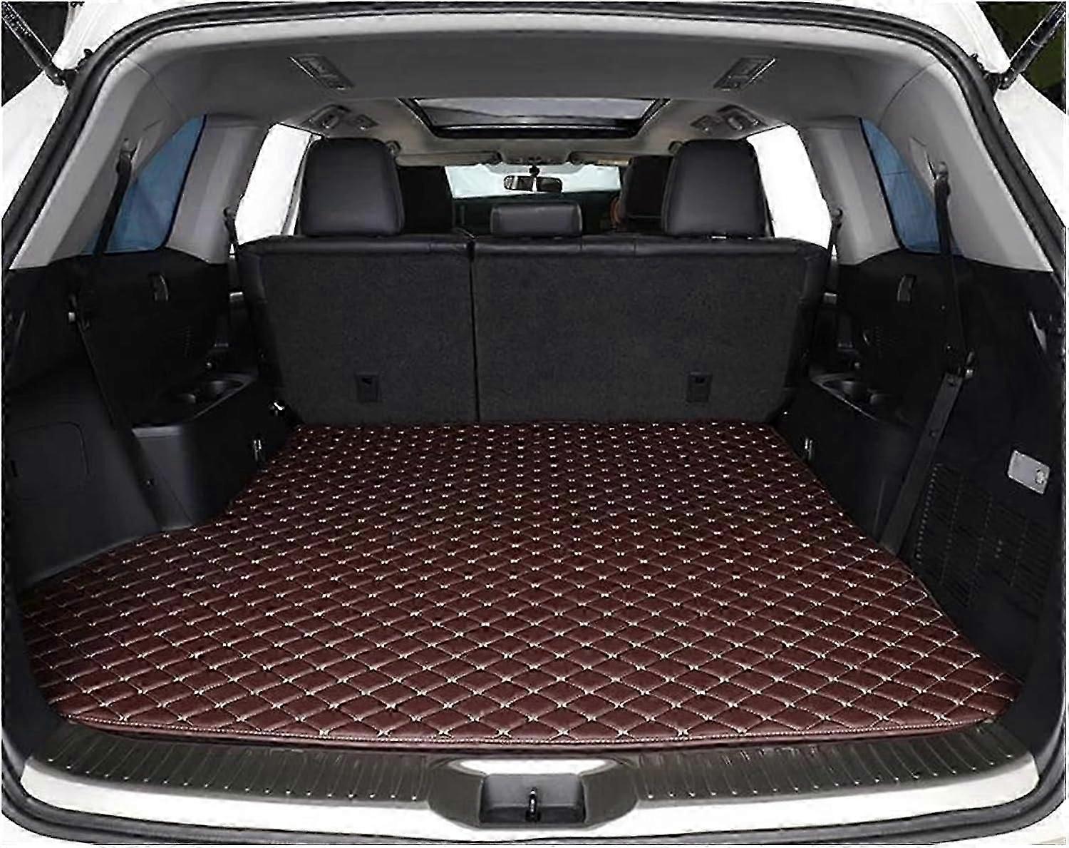 Car Boot Protector For Captur For Samsung Qm3 2014-2018 The Trunk Cargo Leather Liner Car Trunk Mat Cargo Compartment Floor Carpet Mud Boot Mat(color: