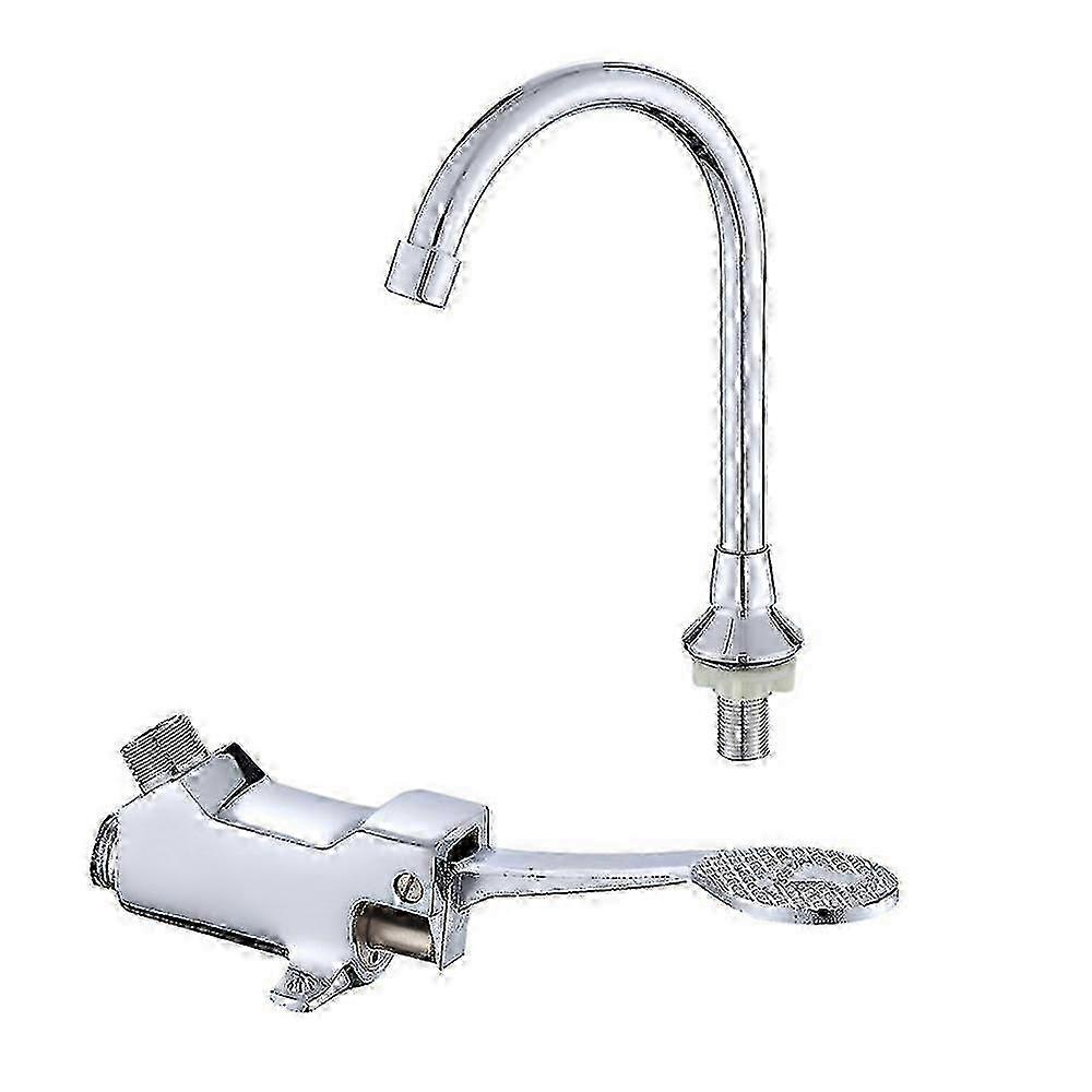 ハンズフリー真鍮製ウォータータップフットペダル操作蛇口