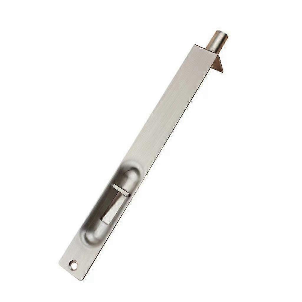 4パックフラッシュボルト6インチ、両開きドア用ヘビーデューティフラッシュボルト、ソリッドフレンチドアロック(サテンニッケルつや消し)