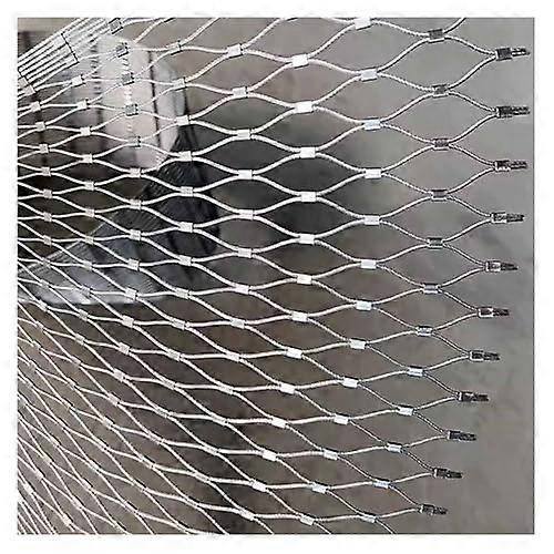Stainless steel wire mesh, wire rope net, 5 cm, net, garden fence, fall protection