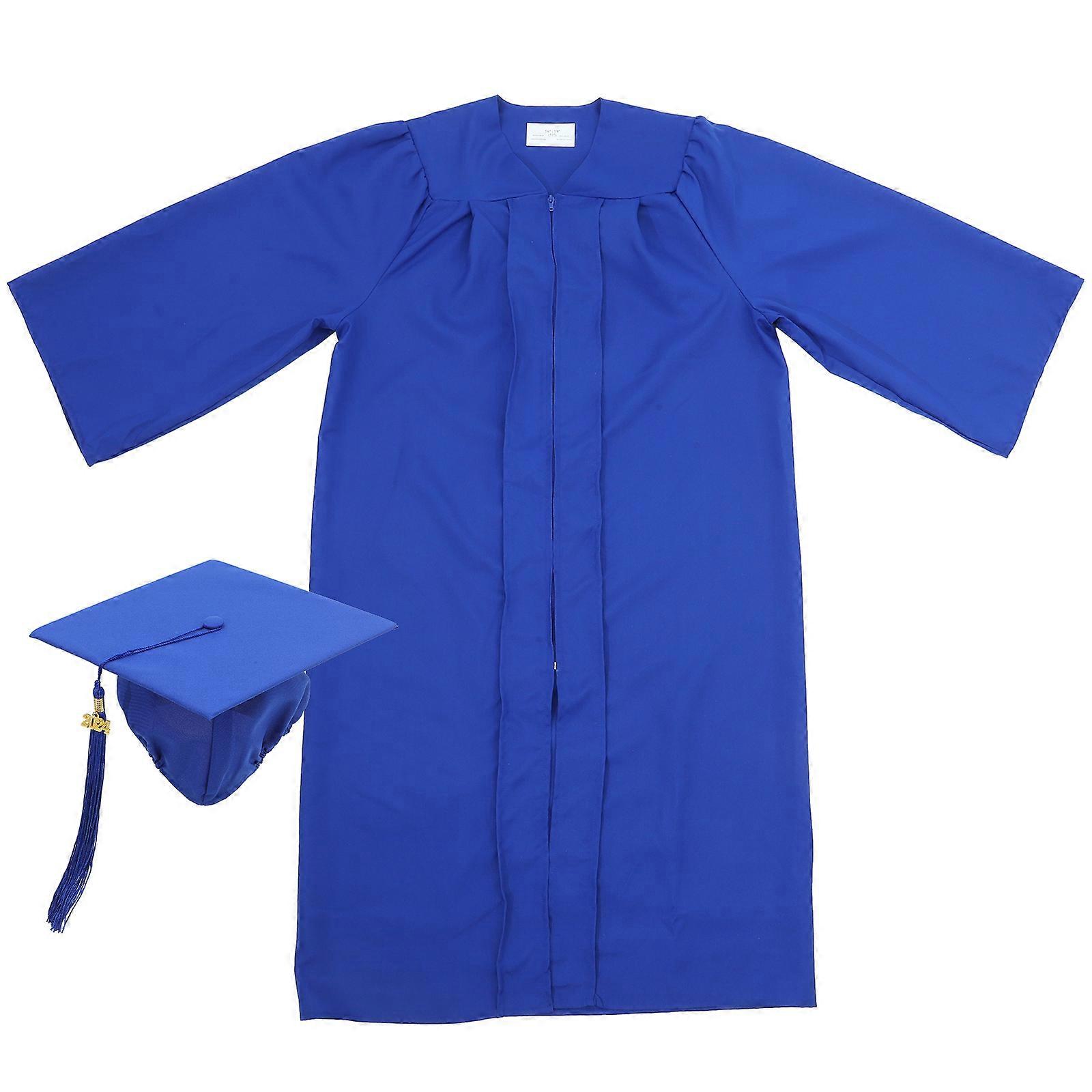 Graduation Gown and Cap Set with Tassel – Elegant Academic Robe for High School and College Ceremonies, Photo Sessions, and Gift Giving
