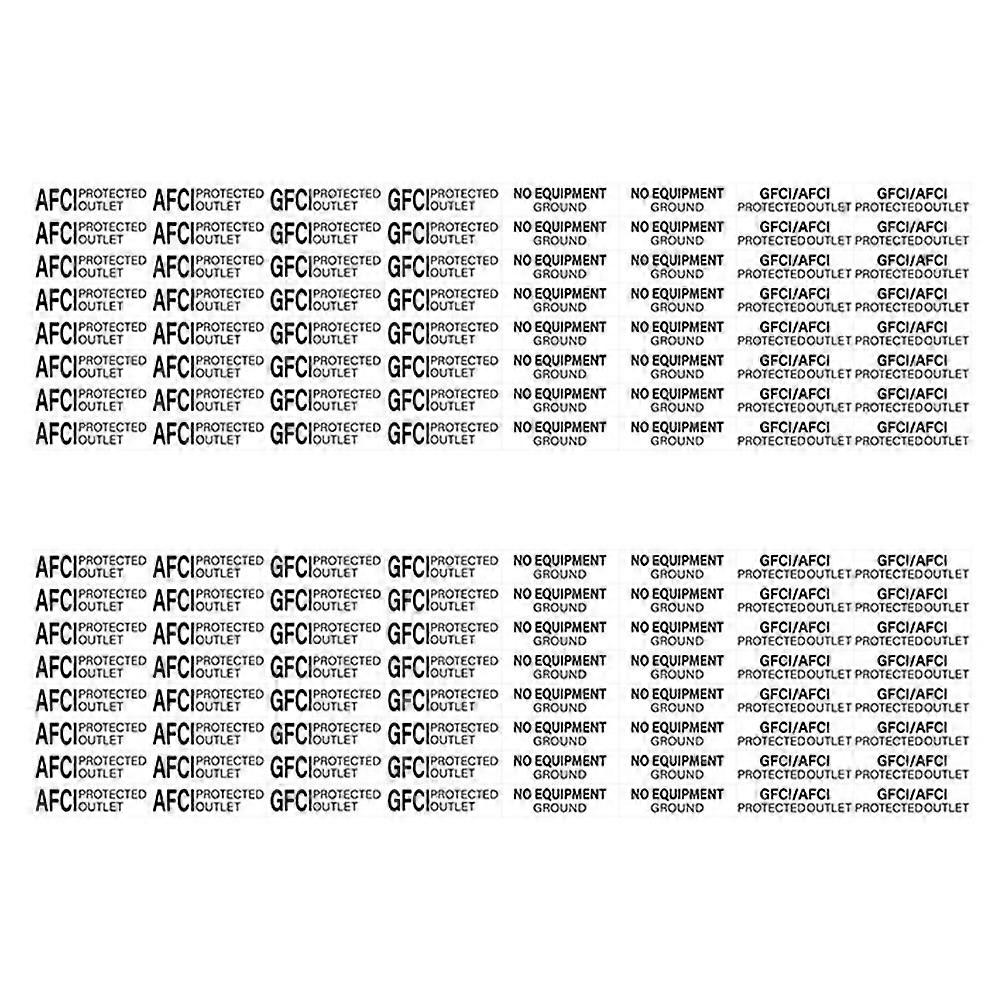 2 Sheets Plug Labels for Home Office Safety Socket Stickers with Reminder Signs for Electrical Appliances – Easy Peel and Stick Installation, Water