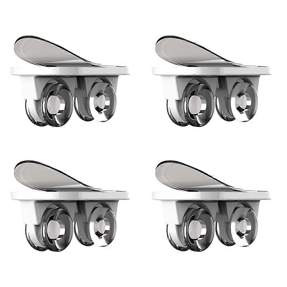 Furniture Caster Wheels Self Adhesive Casters for Storage Box Trash Can Napkin Box 5X2.8cm Use 4Pcs