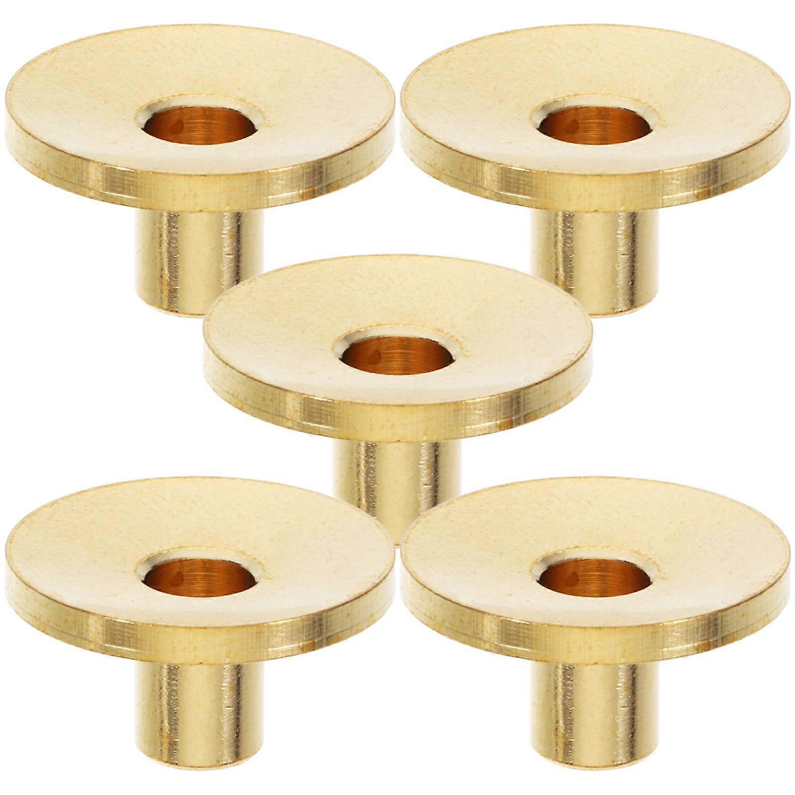 Incense Cone Holder Copper Artistic Craftsmanship Incense Accessories Square Base Backflow Design 5Pcs