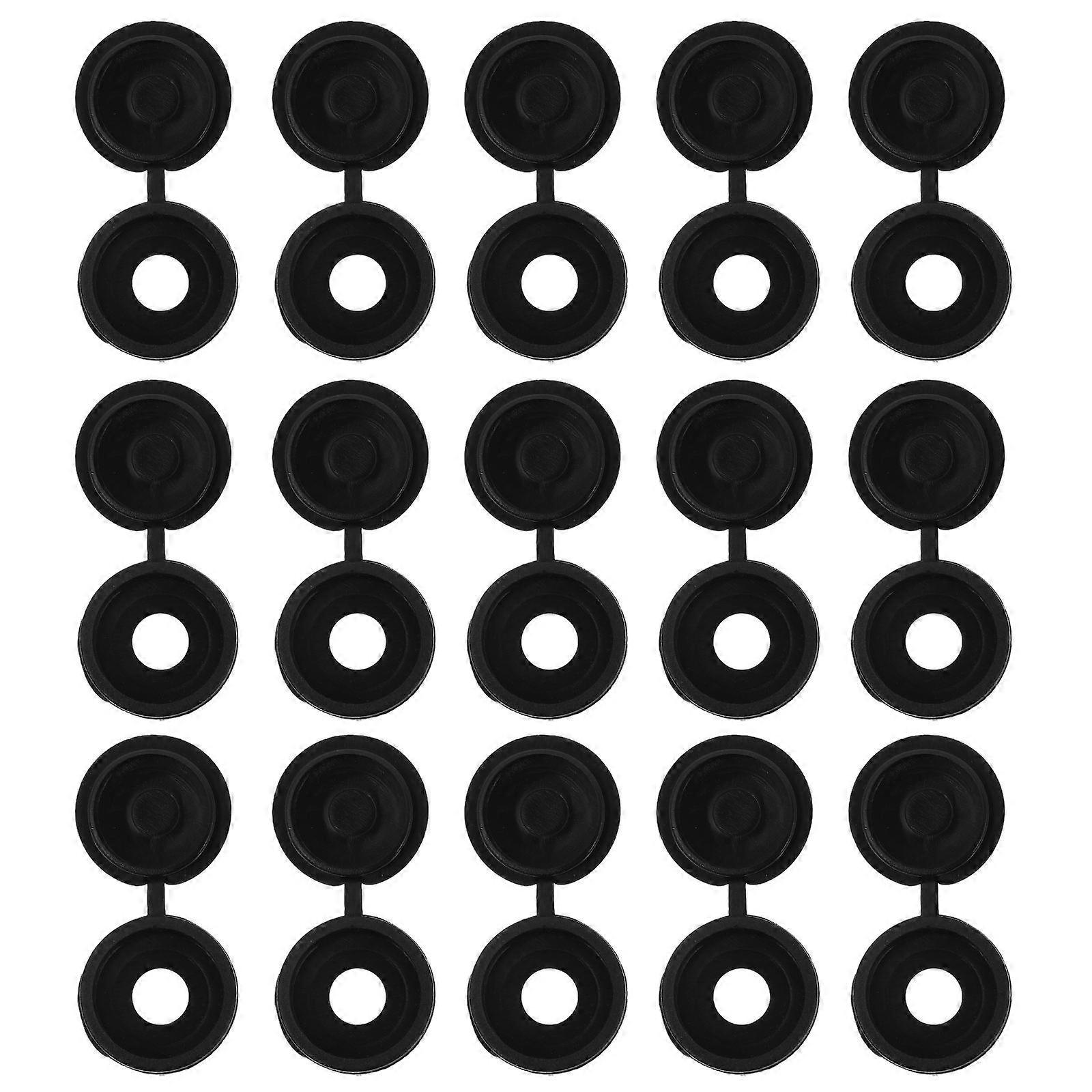 200pcs Self Tapping Screw Caps, Decorative Rustproof Covers for Caravans, Motor Homes & DIY Furniture