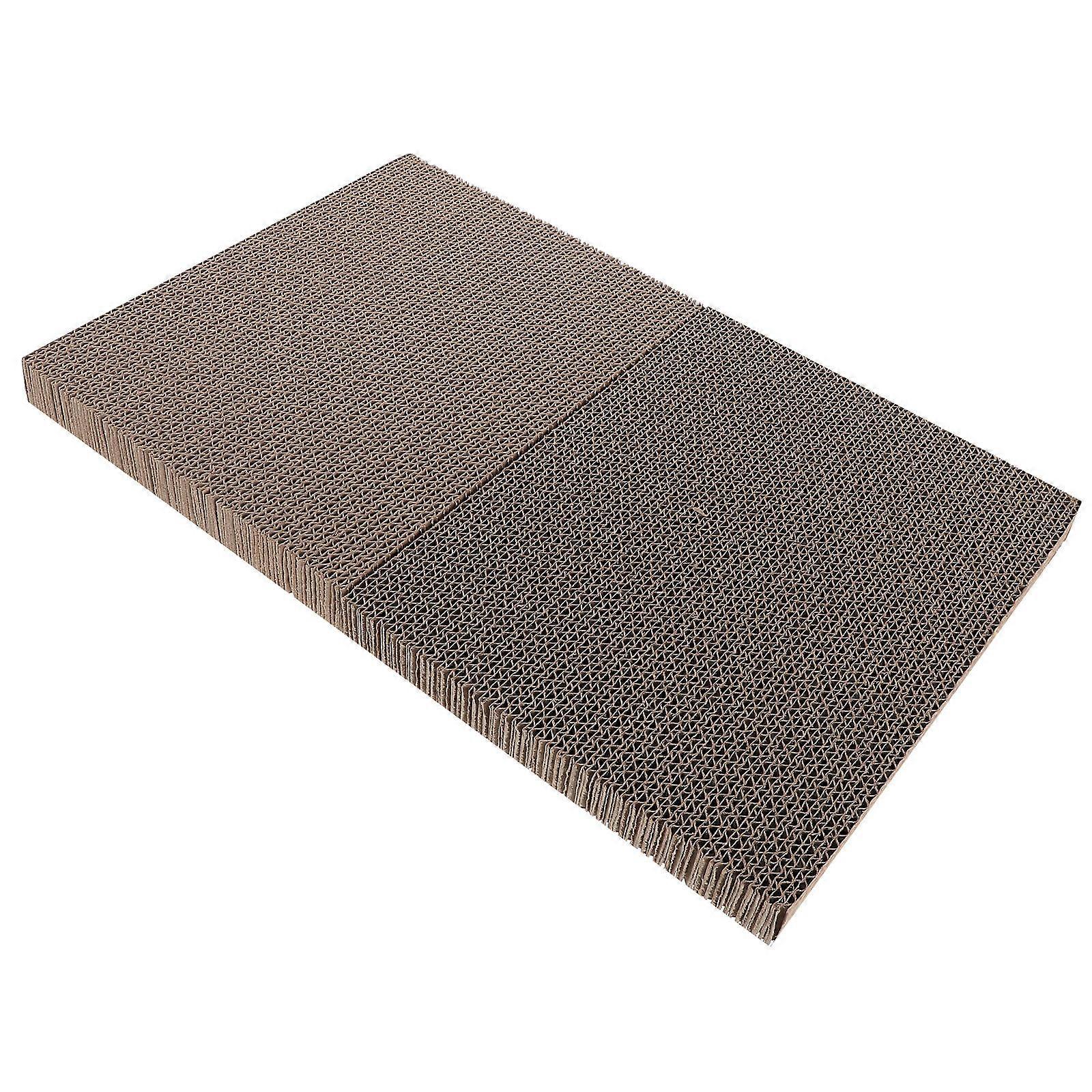 High Density Corrugated Cat Scratch Mat Refill Durable & Portable Indoor Scratcher Pad for Furniture Protection and Cat Relaxation