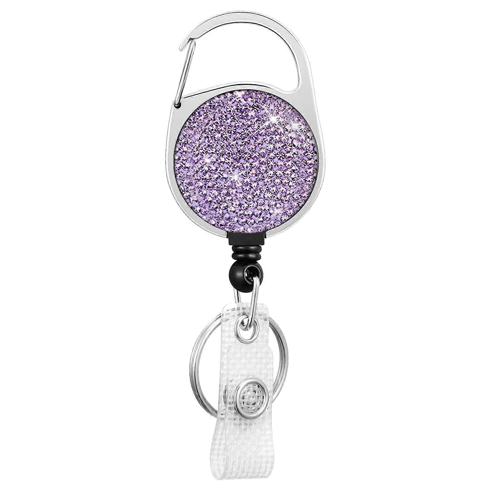 Extendable keychain for outdoor use, badge holder, keychain, antiloss card holder color 2