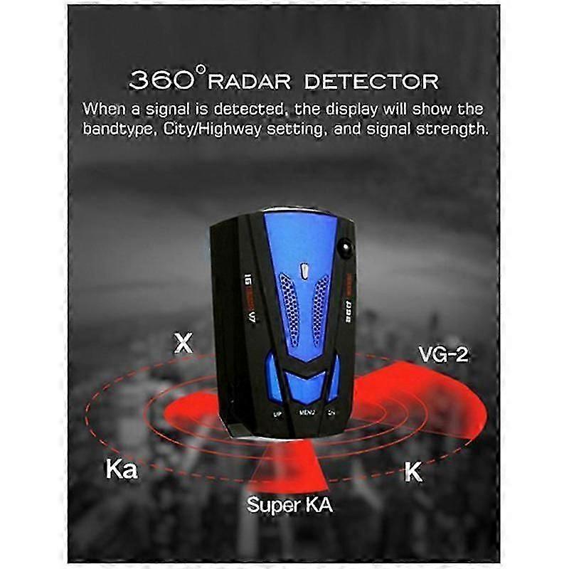 Car Radar Speedometer Radar Detector Mobile Speed Detector 12V Omnidirectional LED Display Electron