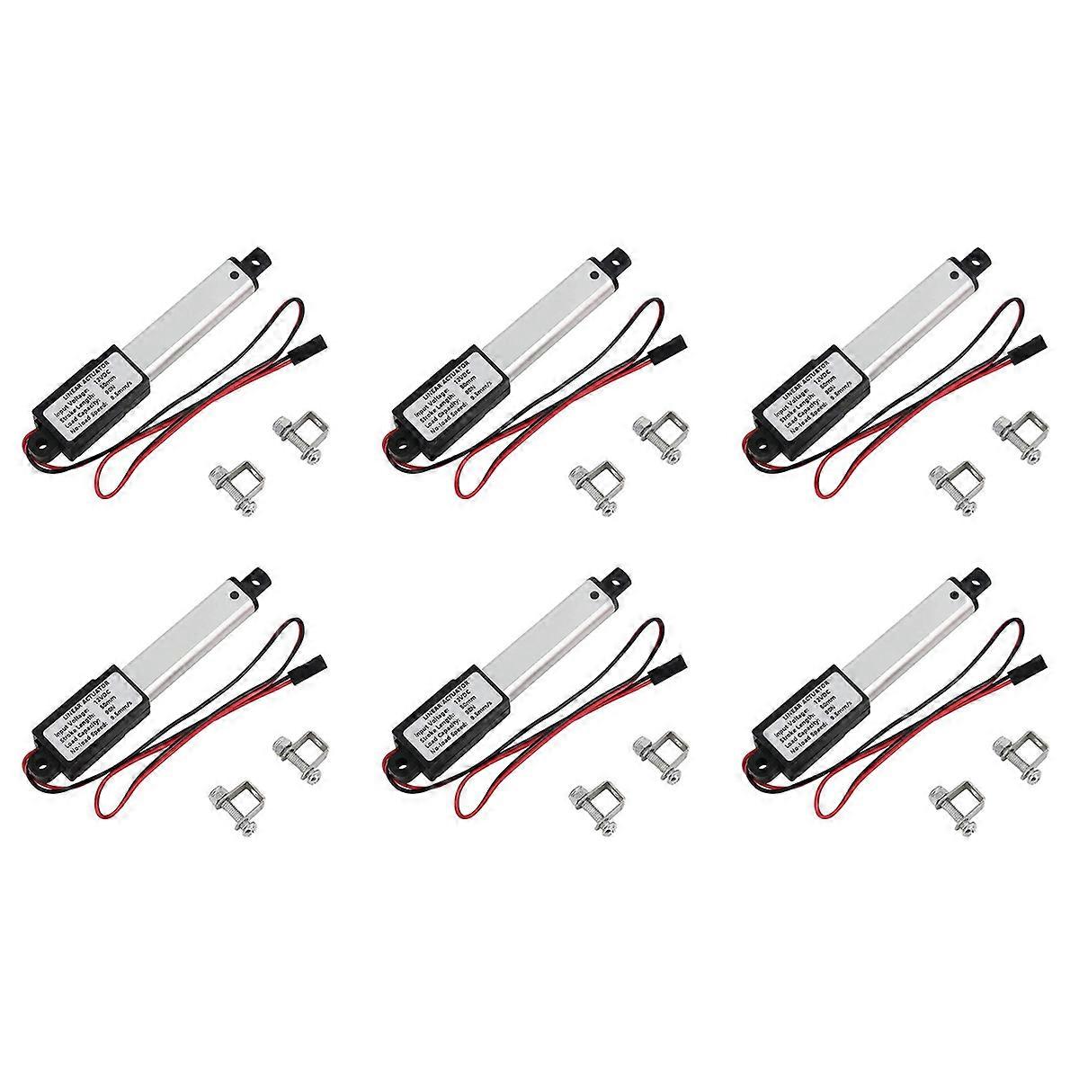 Micro-Linear Actuator, 2 Inch Stroke, 90N/20.3Lb, Speed 9.5mm/S