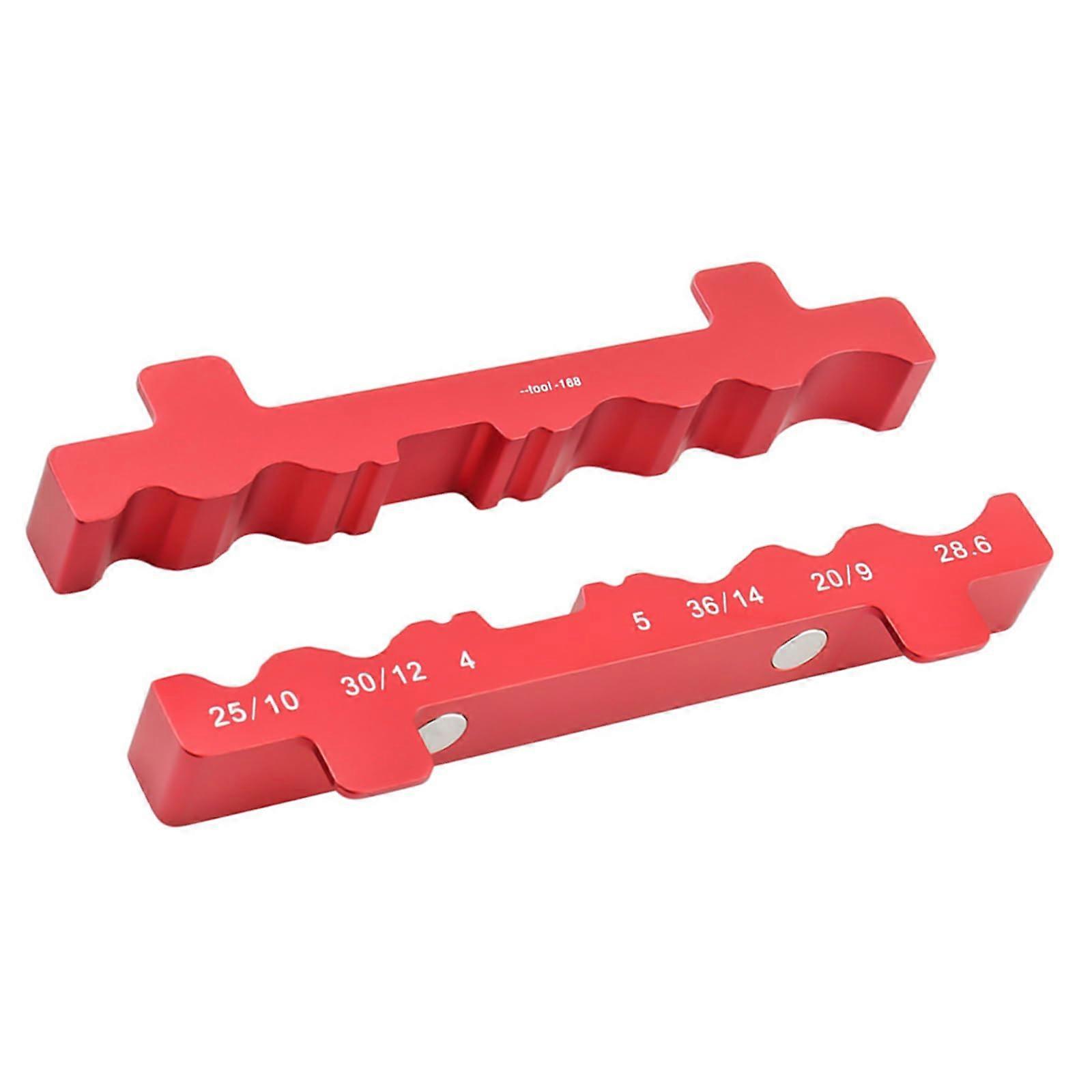 Universal Vise Jaw Inserts for Bicycles, Bike Repair Clamp, Red Pedal and Crank Holder, Soft Backing Pads for Hub Maintenance