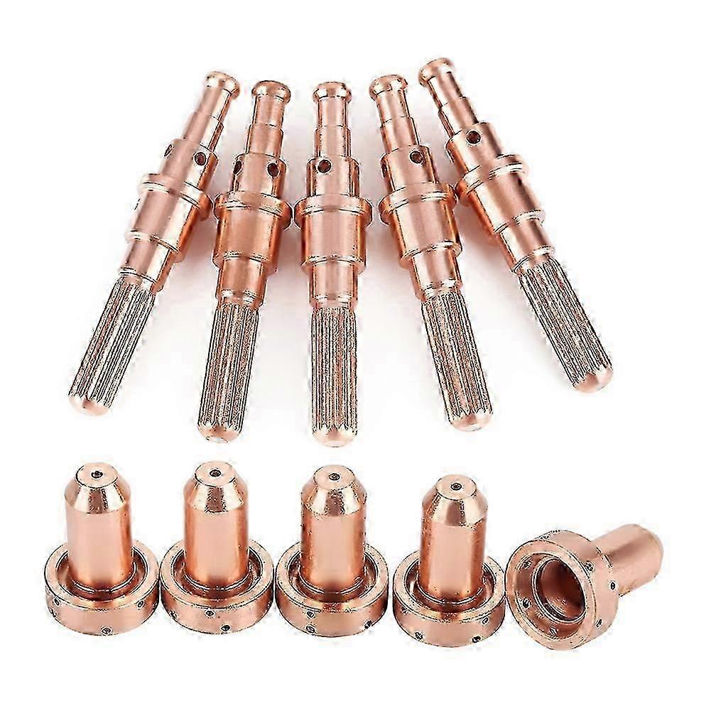 5pcs 98215 Electrode   5 pcs 9-8212 Nozzle Tips Consumable for SL60-100 Plasma Torch