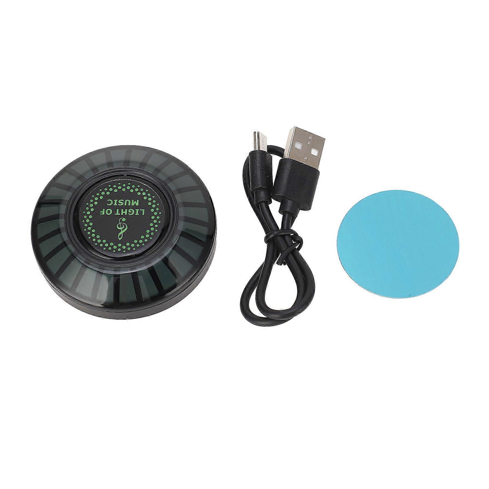 Colorful RGB Magnetic Rhythm Light Car Sound Control Voice Activated Pickup Lamp F5