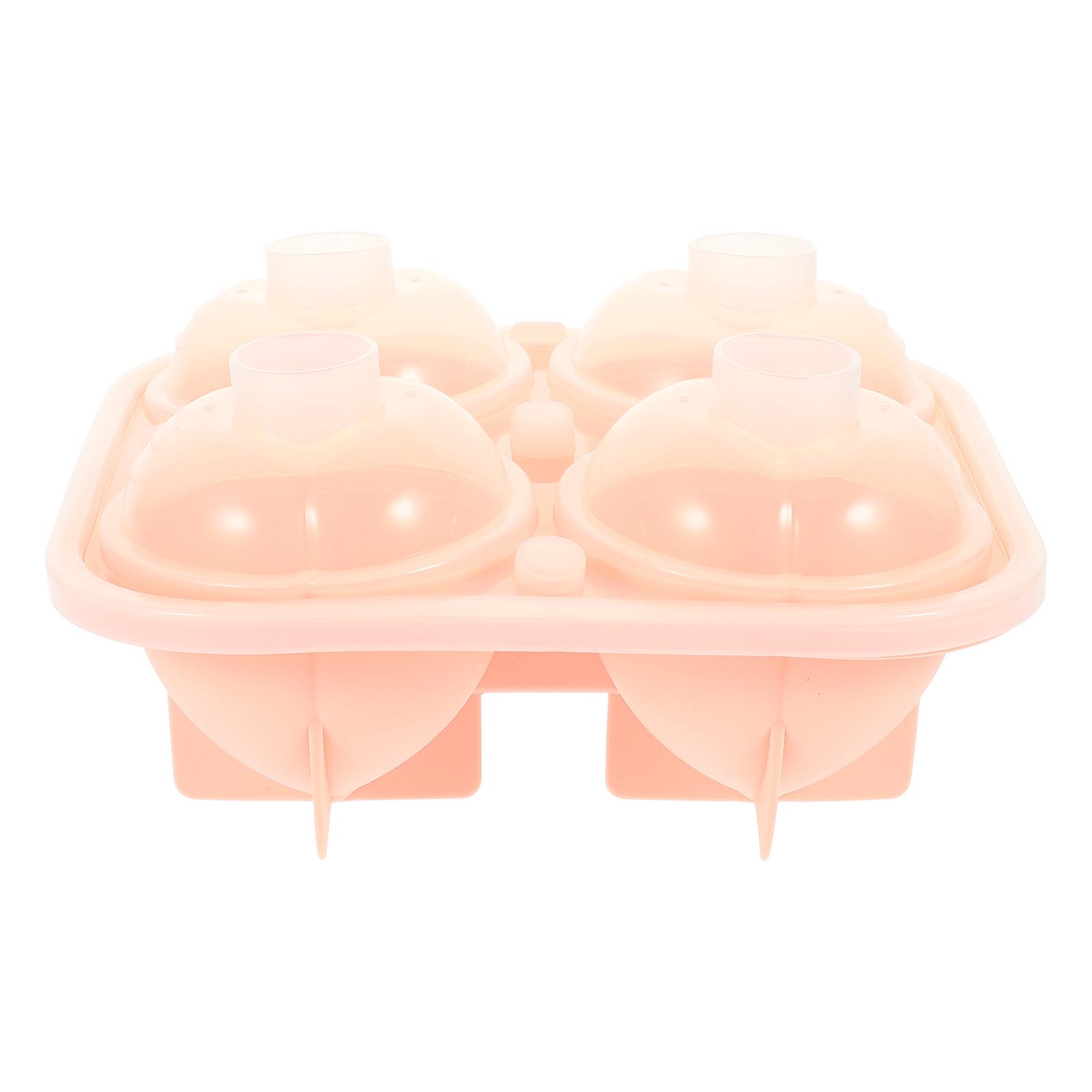 Peach Shape Ice Mold Soft Silicone Ice Moulds For Kitchen Use 1Pcs