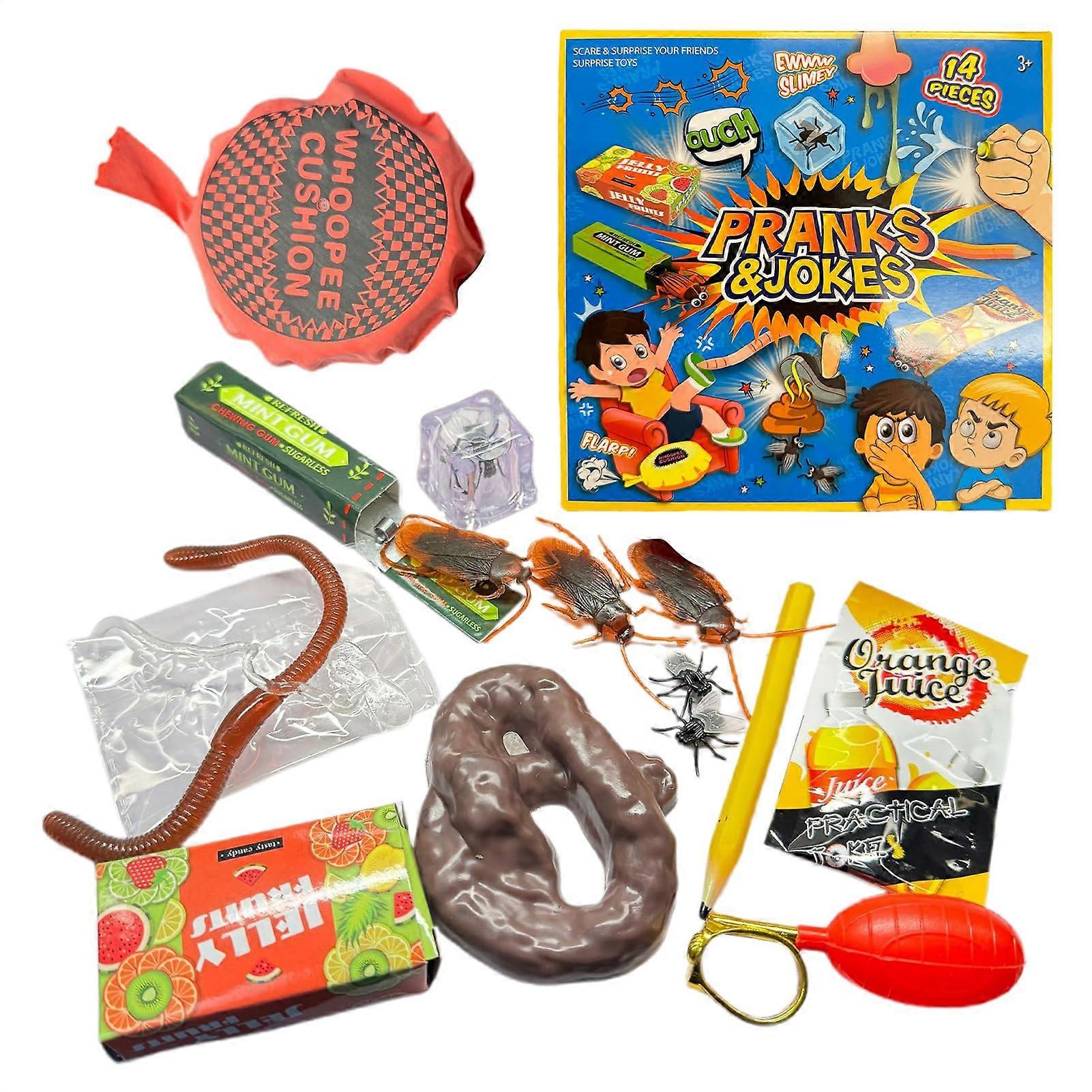 Practical Prank Set – Fun Pranks for Kids and Adults, Joke Toy Box, Perfect for Parties and April Fools' Day